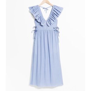 SALE 💙 & Other Stories - Frills and Ties Dress